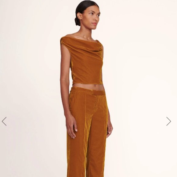 NWT STAUD VIVIANNE TOP OCHER - MEDIUM - Picture 4 of 8